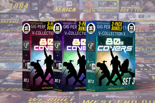 Gig Performer 5 + V-Collection X 80s 3-PACK BUNDLE | narfsounds