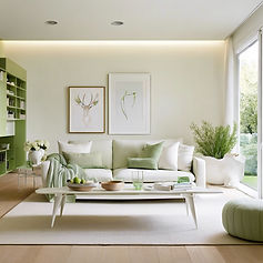 white modern living room with touch of pale gray green.jpg