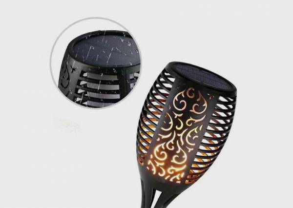 الصورة المصغرة: LED Solar Torch Light – عمود انارة بالطاقة الشمسية