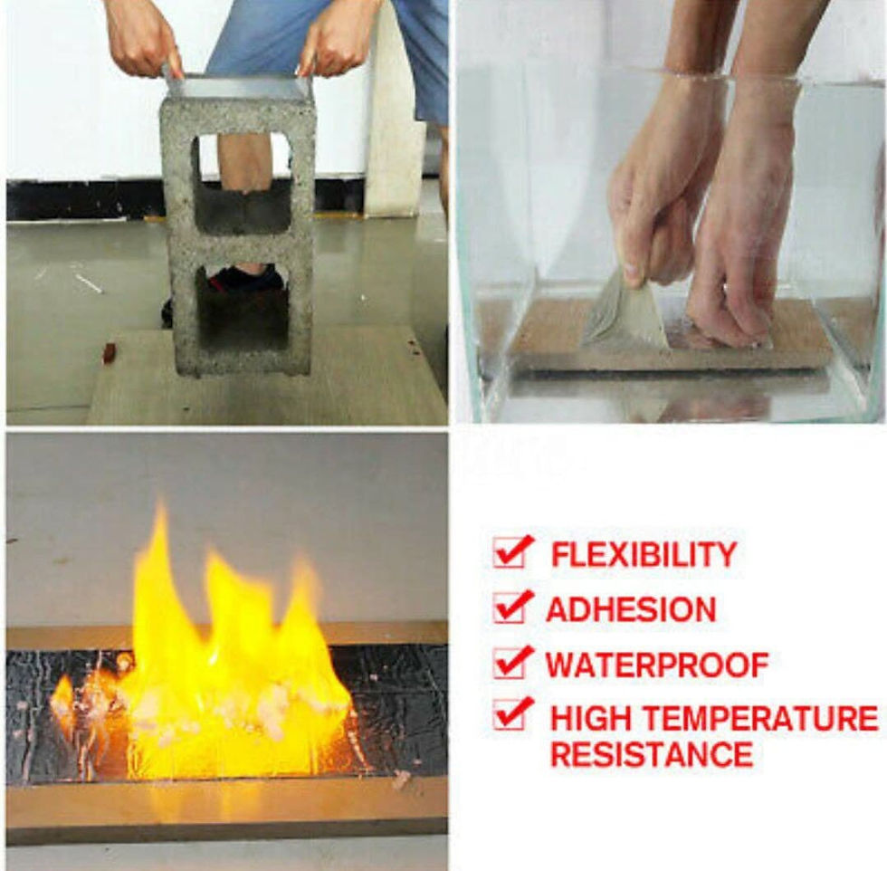 الصورة المصغرة: شريط الالمونيوم المقاوم للماء والنار