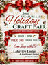 Holiday Craft Fair - Nov 7th