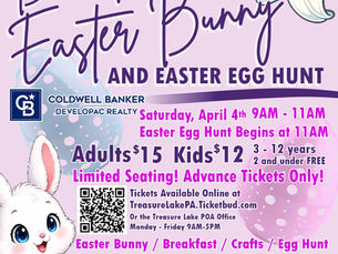 Breakfast with the Easter Bunny - April 4