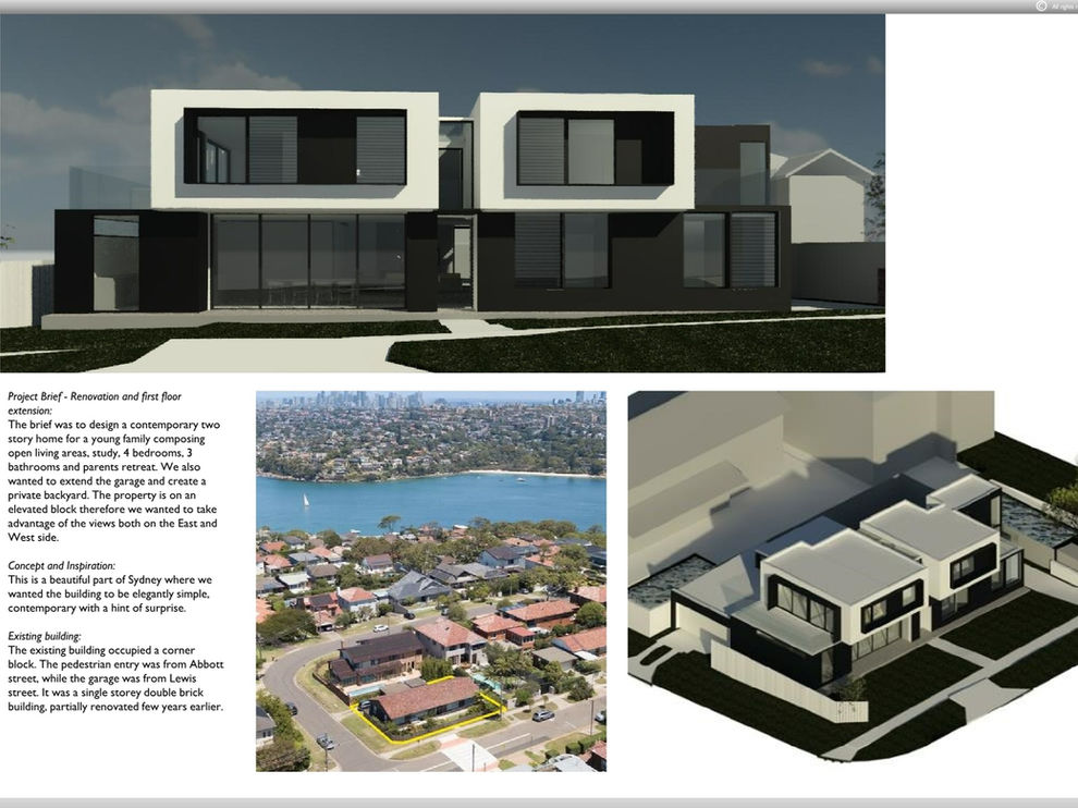 residential renovation, second storey extension