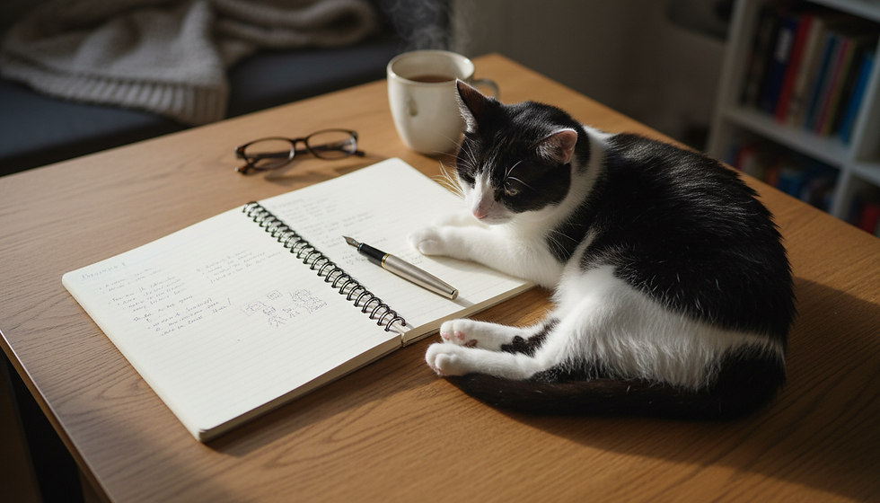 A simple purr diary can reveal patterns in a cat’s daily communication.
