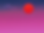 Abendhimmel mit rotem Mond