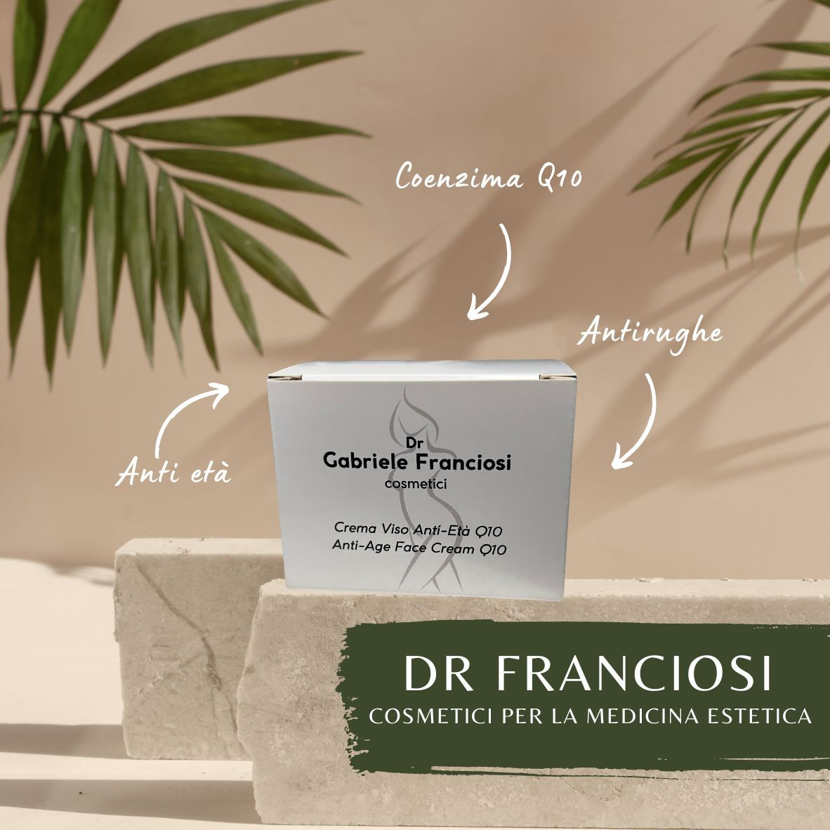 Crema Viso anti età Q10 50 ml