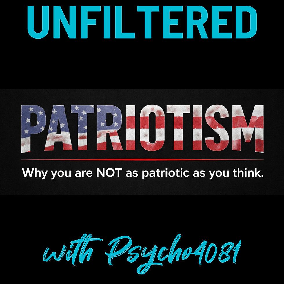 PATRIOTISM: Why you are NOT as patriotic as you think