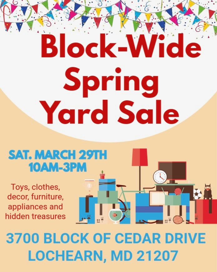 Block Wide Spring Yard Sale