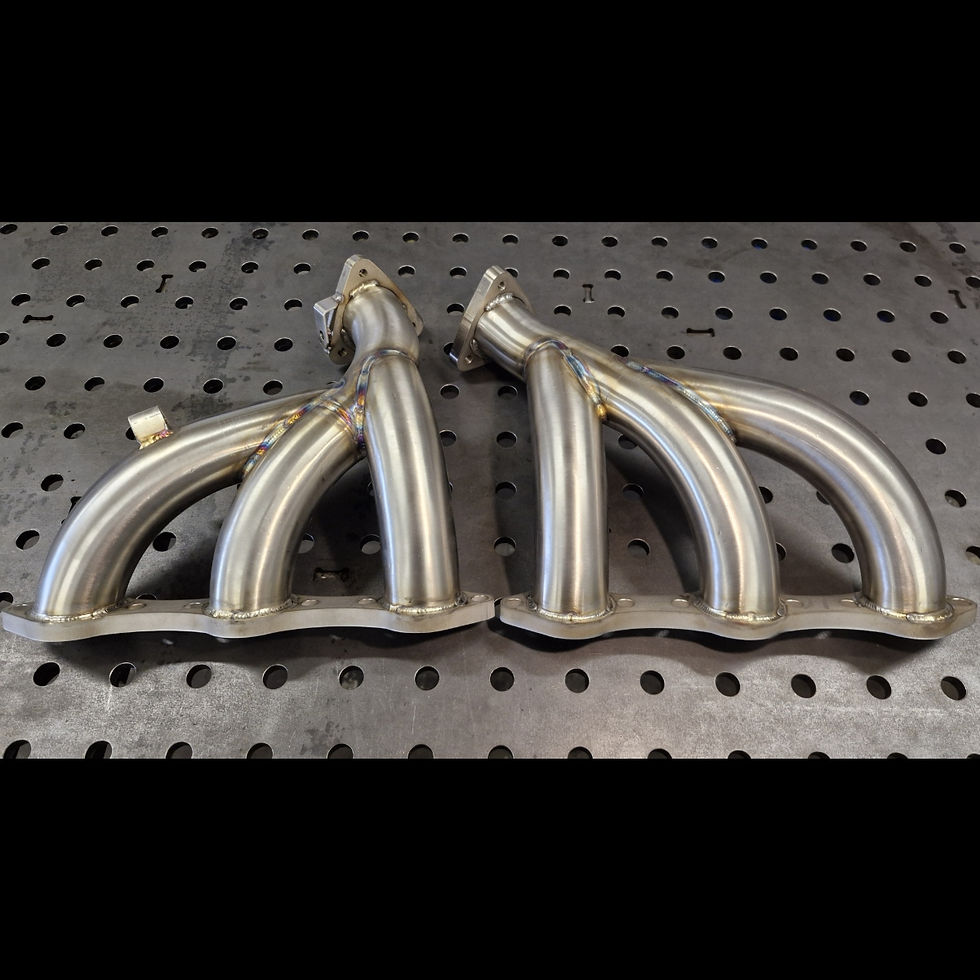 Aston Martin DB4 DB5 DB6 stainless steel exhaust manifold pair