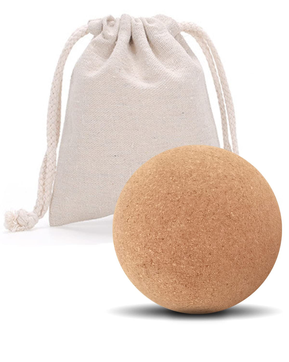 KITWILD Cork Massage Ball High Density Fine Particles Massage Ball for Deep Tiss
