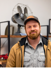 Peak City Heating and Air technician performing heating repair in Holly Springs NC