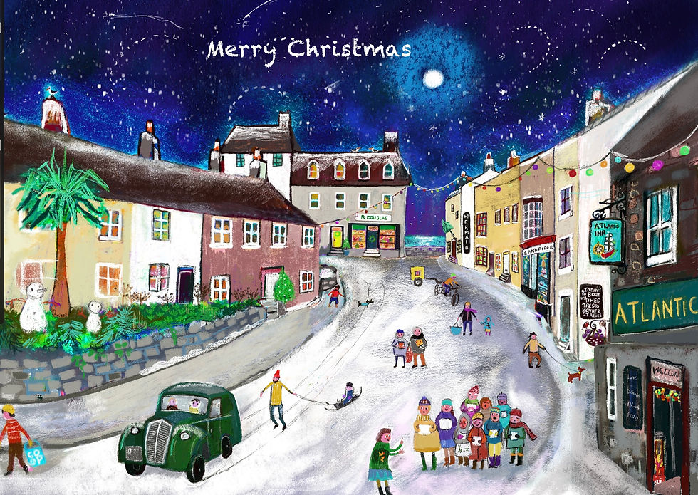 St Mary’s in the Snow.    5 card Bundle Pack. Isles of Scilly