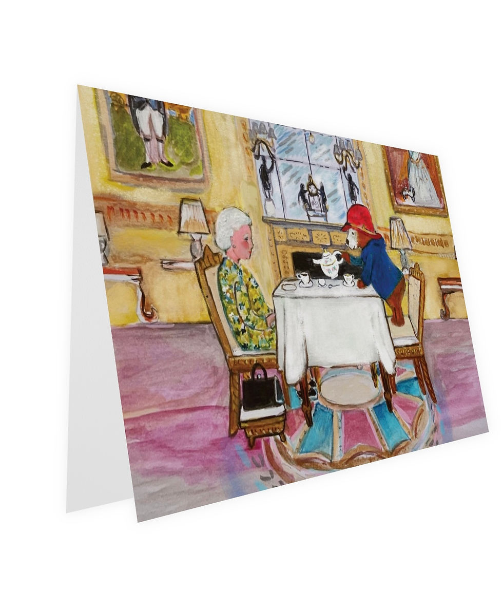 Thumbnail: A Cup off Tea Ma’am. Blank Card. Jubilee. 