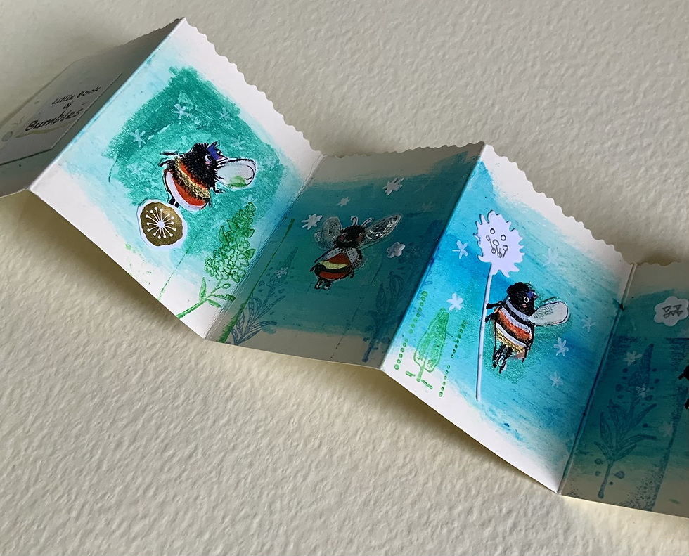 Thumbnail: Little Book of Bumbles. Zine book