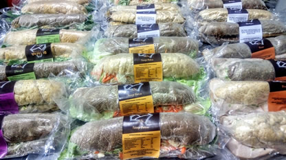 Arranged Food and Objects