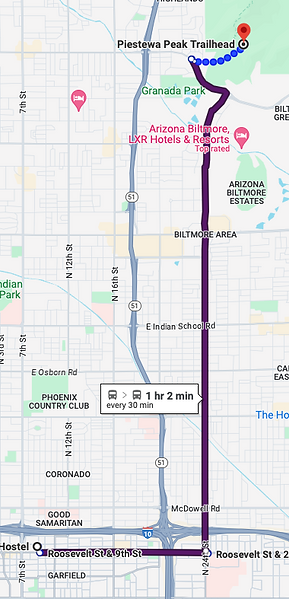 Phoenix Area Bus Routes Phoenix Hostel - Transit Routes and Information in Phoenix, Arizona