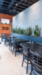 Decorative grind and seal concrete flooring completed at Kindred Public House, a popular new restaurant in Spokane, Washington.