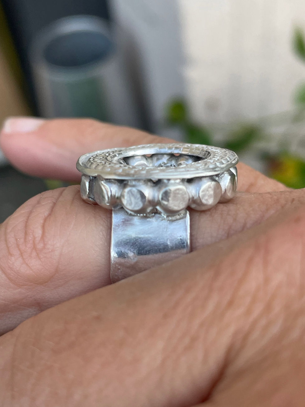 Miniatyrbild: Simring sterling silver strl 16,5