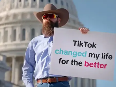 TikTok tung chiến dịch quảng cáo mới phản đối dự luật yêu cầu thoái vốn của Mỹ