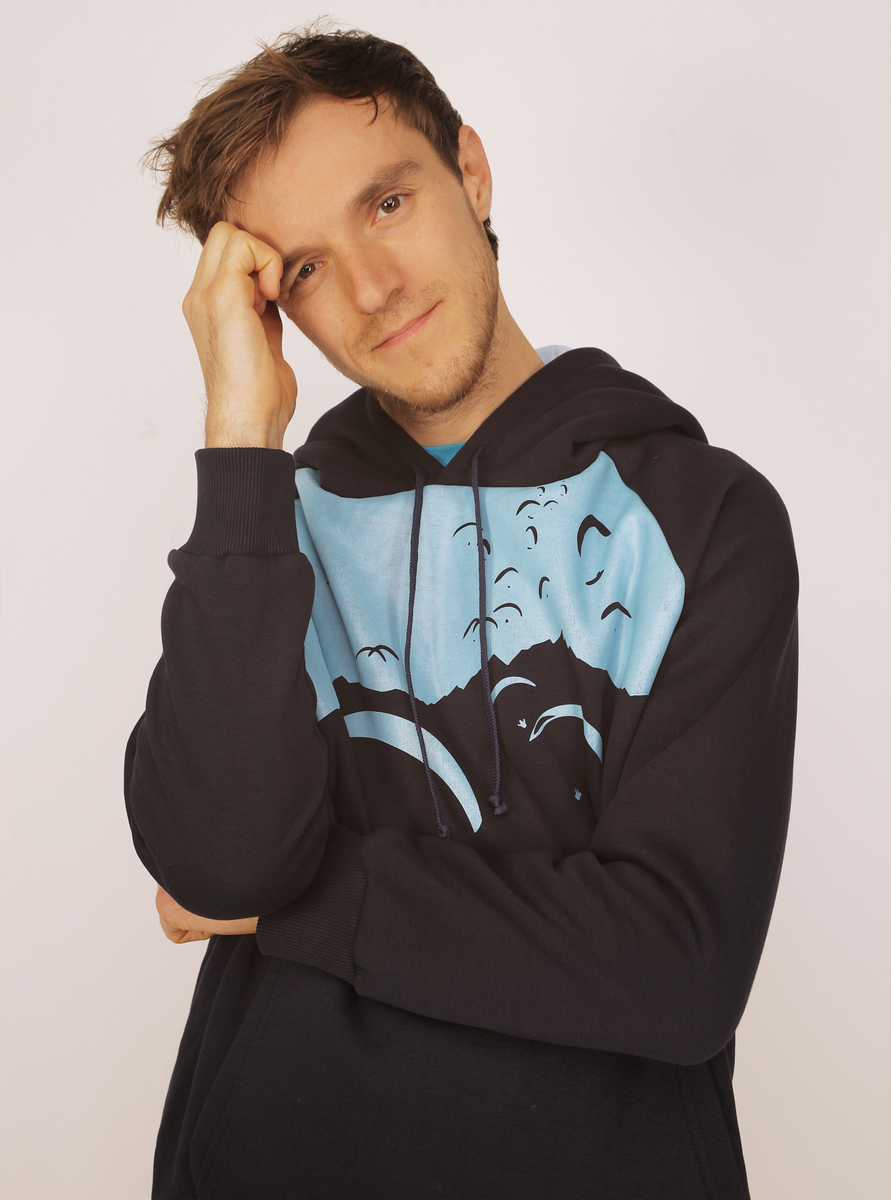 Hoodie indigo "Mountains"