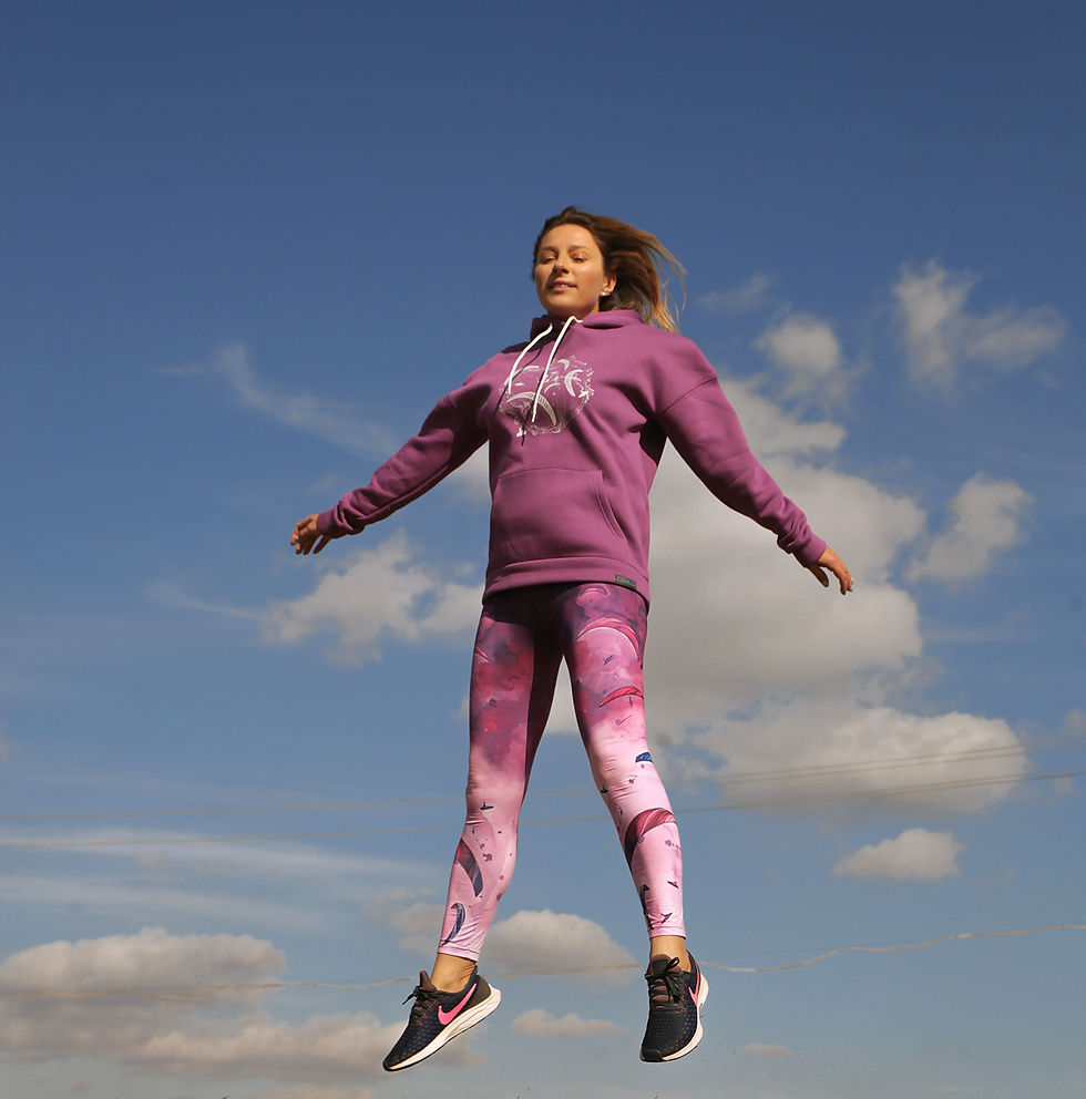 Thumbnail: Hoodie loose fit purple color. Oversize