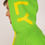 Thumbnail: Hoodie bright green "BECAUSE WE OWN THE SKY"