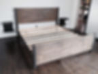 Thumbnail: Industrial Steel and Reclaimed Wood Bed