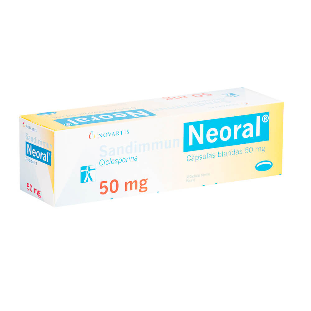 Ciclosporin 50mg / 50caps.(Sandimmun) Ciclosporine Neoral