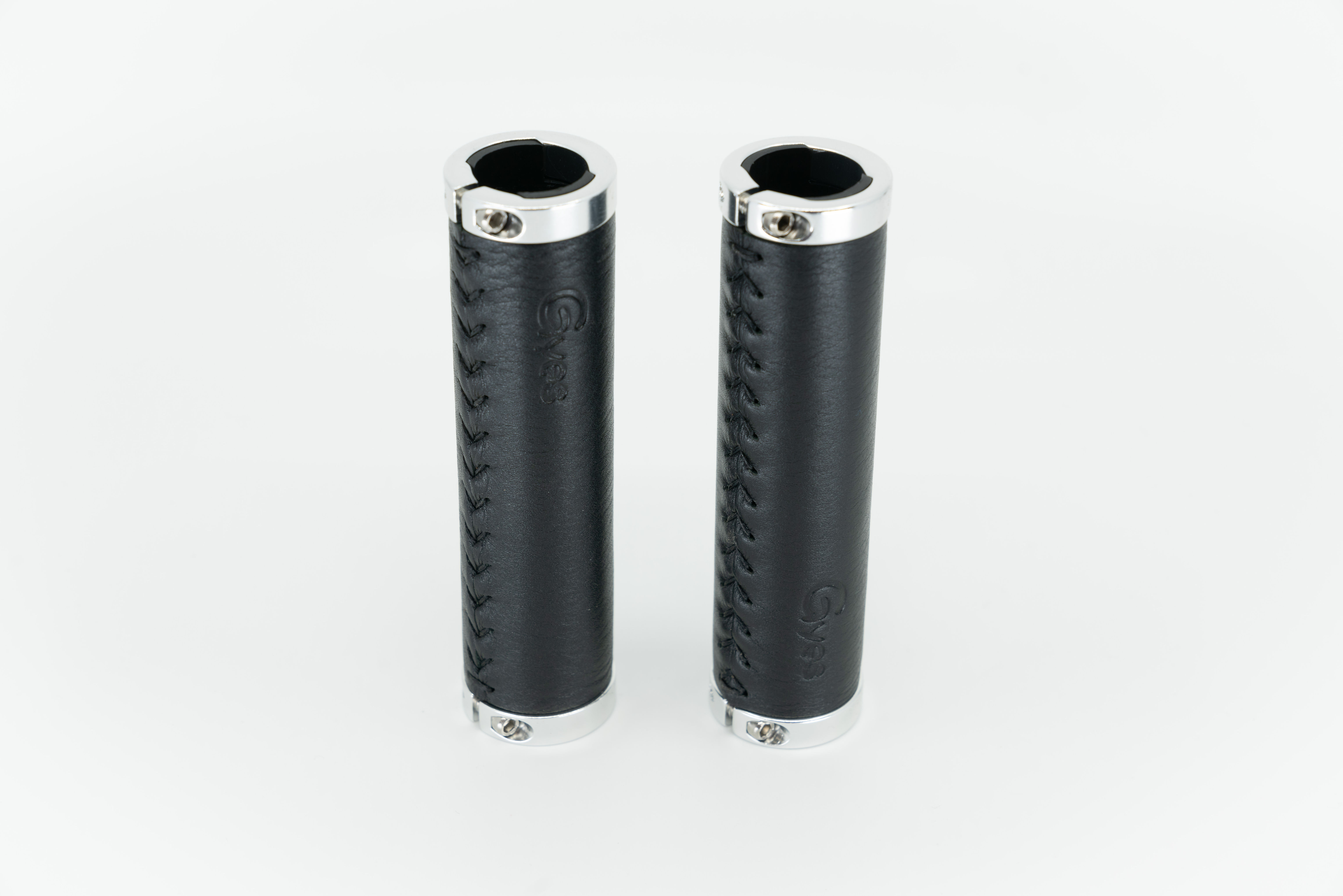 Ledergriffe - schwarz