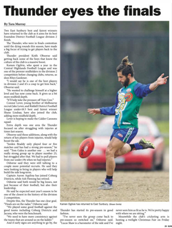 Thunder eyes the finals - Star Weekly