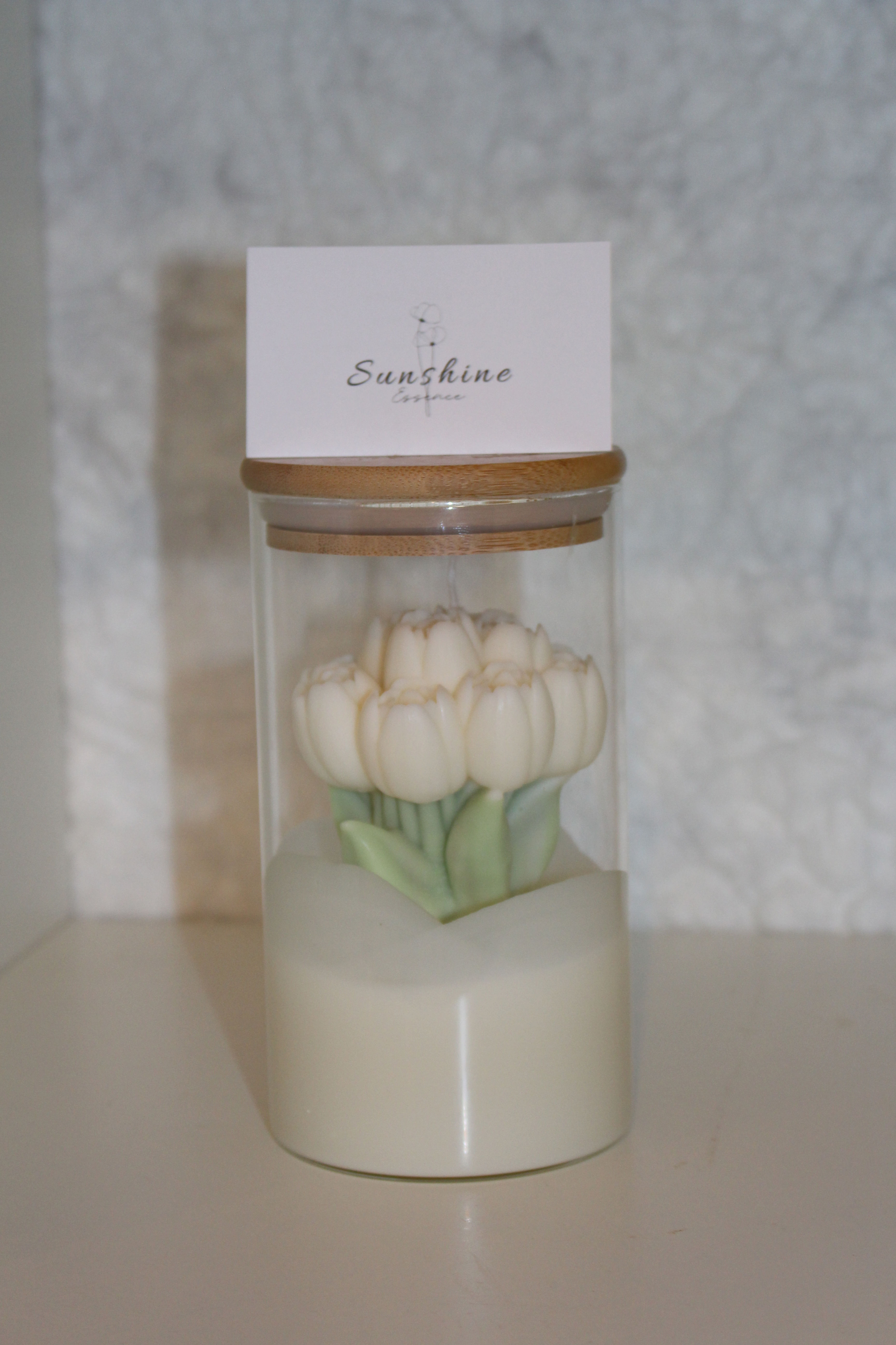 tulipan bianco e verde