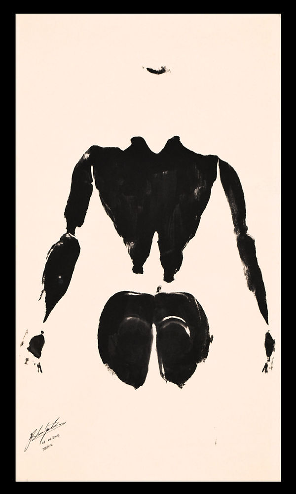 MATCH  11/08/12  Acrylic paint on 220 gsm 100% wood paper  147 by 85 cm  Executed in 2012, this work is unique  "MATCH" is part of "THE MATCH" diptych composed by the 2 paintings "THE" and "MATCH".  The diptych "THE MATCH" is the first art work of the series.     ​     For More information or buying enquiry please contact us at: info@fglart.com