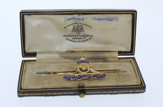 Thumbnail: Royal Artillery Bar Brooch