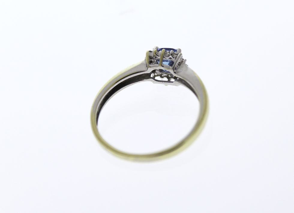 Thumbnail: Tanzanite and Diamond Ring