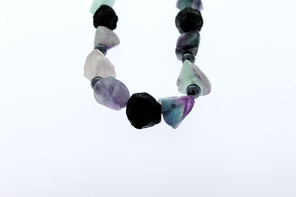 Rough Cut Stone Necklace