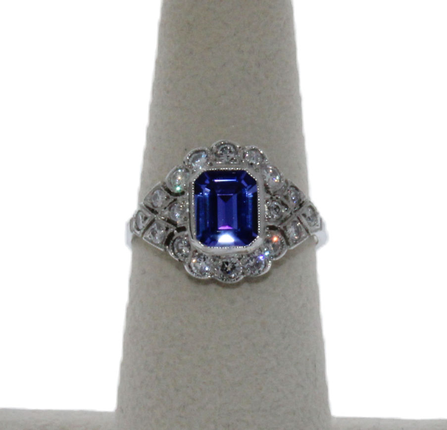 Thumbnail: Tanzanite & Diamond Ring
