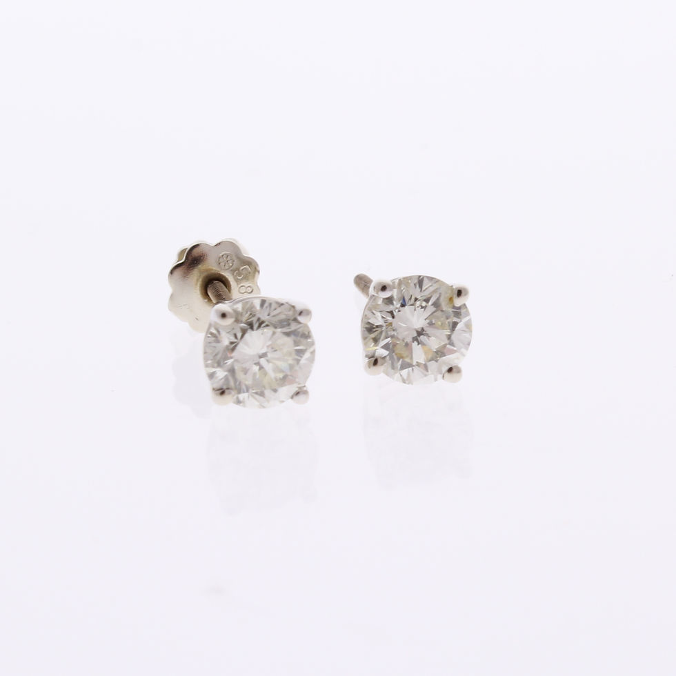 Thumbnail: Diamond Stud Earrings