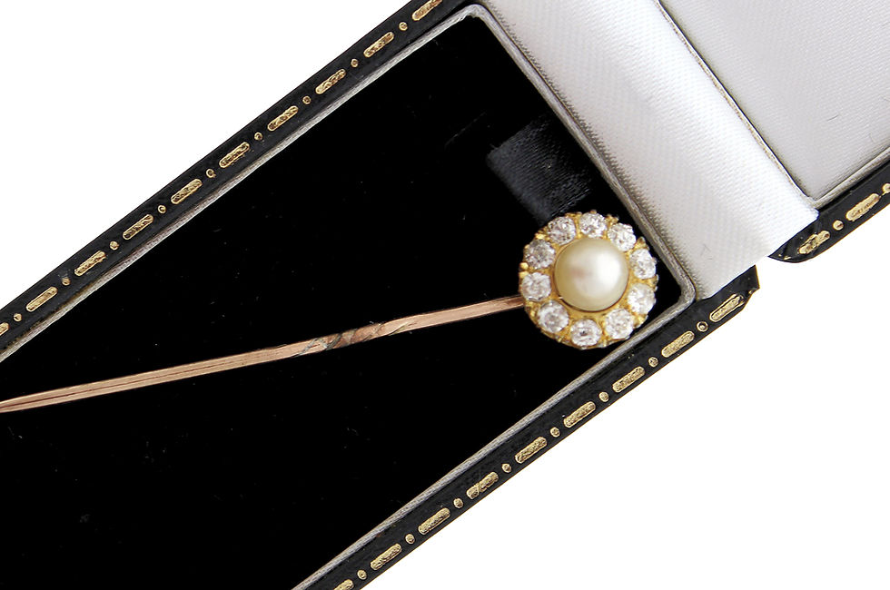 Pearl and Diamond Stickpin