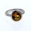 Thumbnail: Round Bezel Citrine Ring