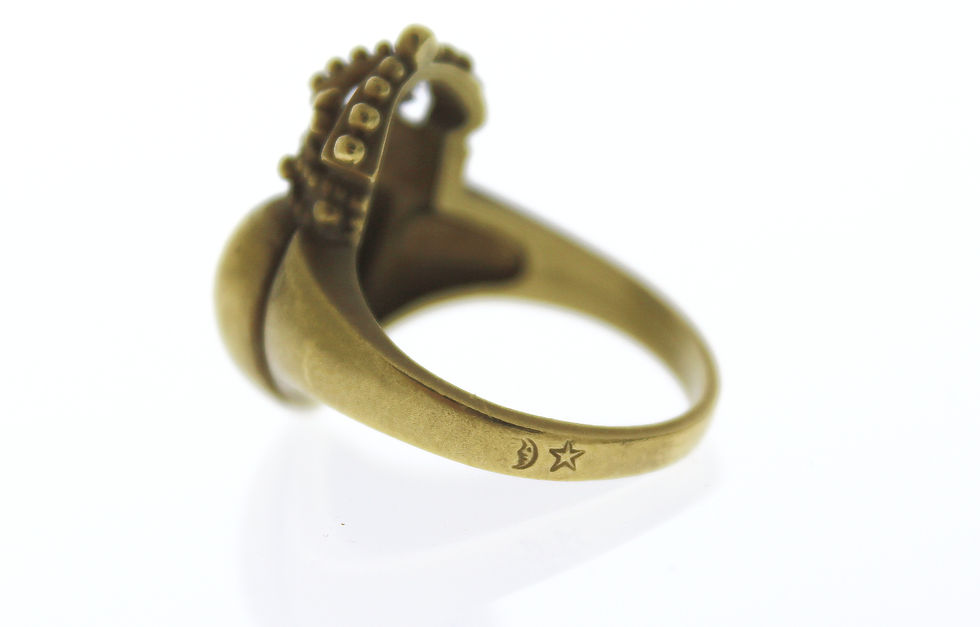 Thumbnail: Heart and Crown Ring