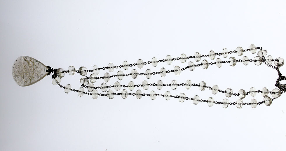 Thumbnail: Rutilated Quartz Necklace