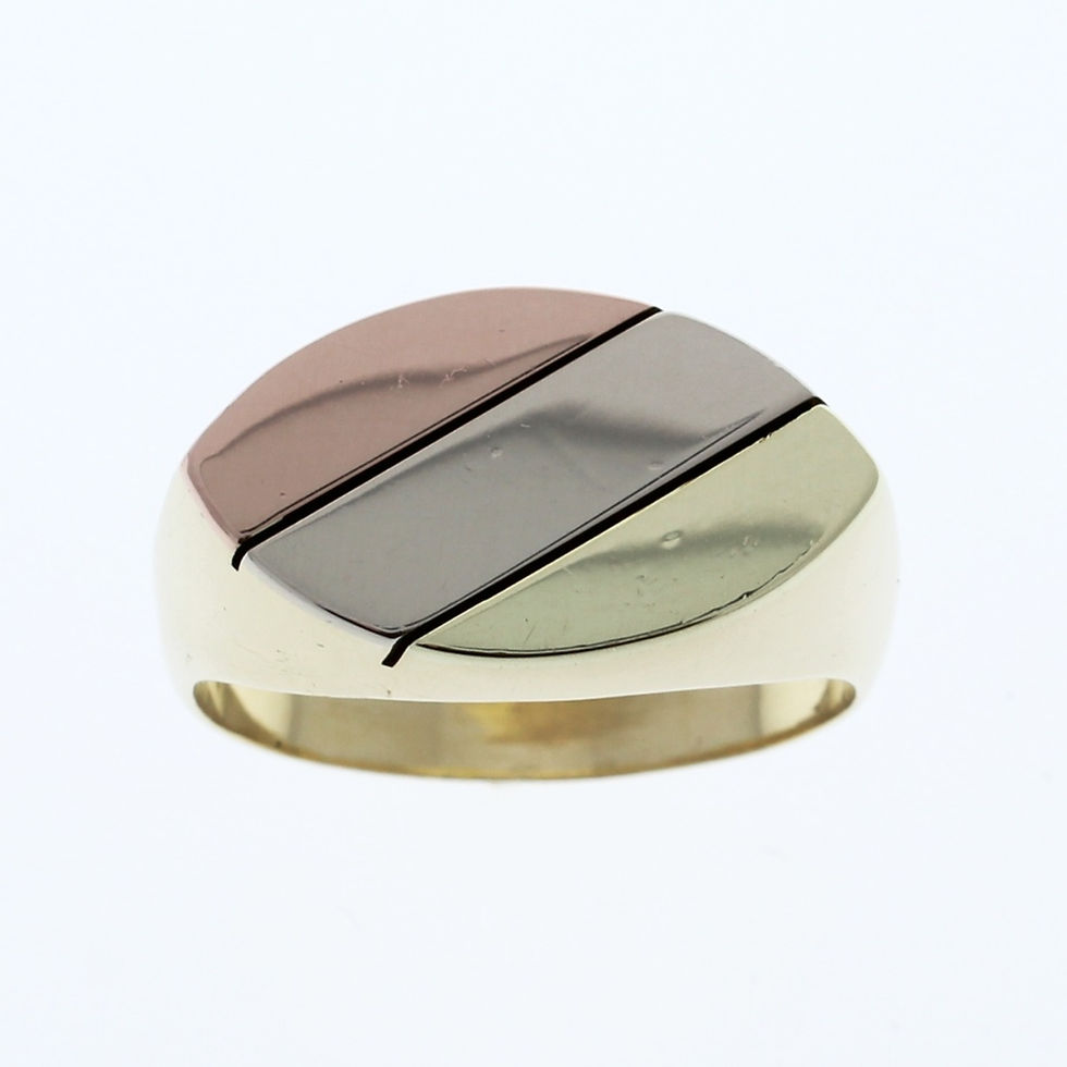 Thumbnail: Tri-Tone Gold Ring