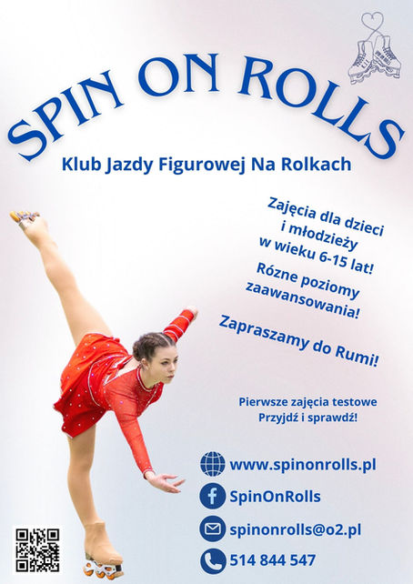 Dołącz do Klubu Jazdy Figurowej Na Rolkach Spin On Rolls!