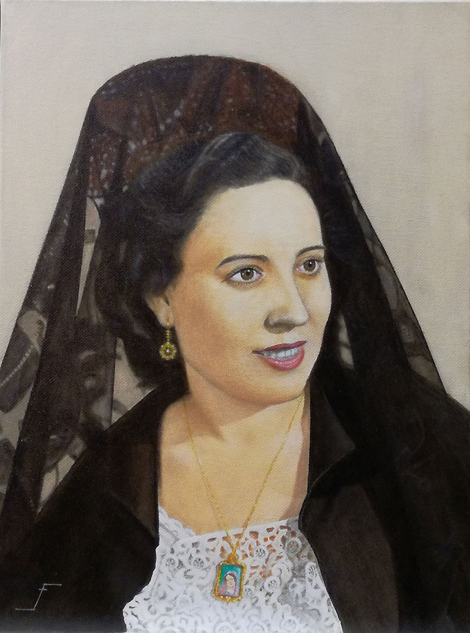 Retrato al óleo