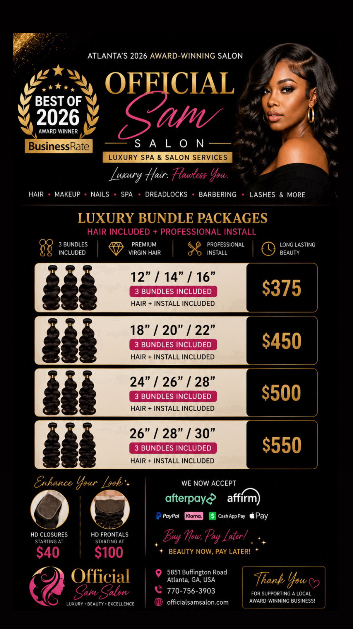 Weekend Salon Promotion