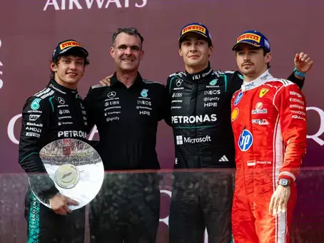 Podio GP Australia 2026: Russell lidera 1-2 de Mercedes