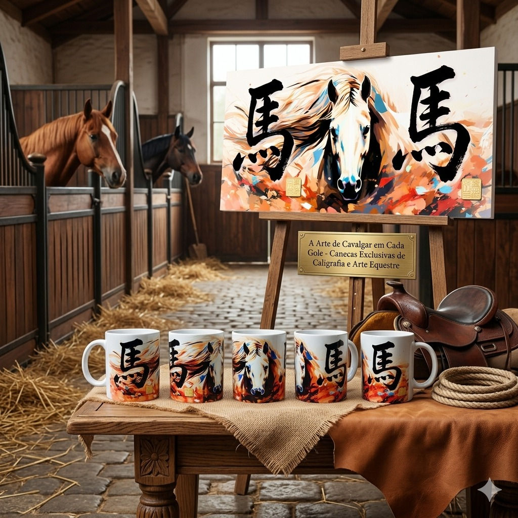 Caneca Coleção Animais Uma - Cavalo