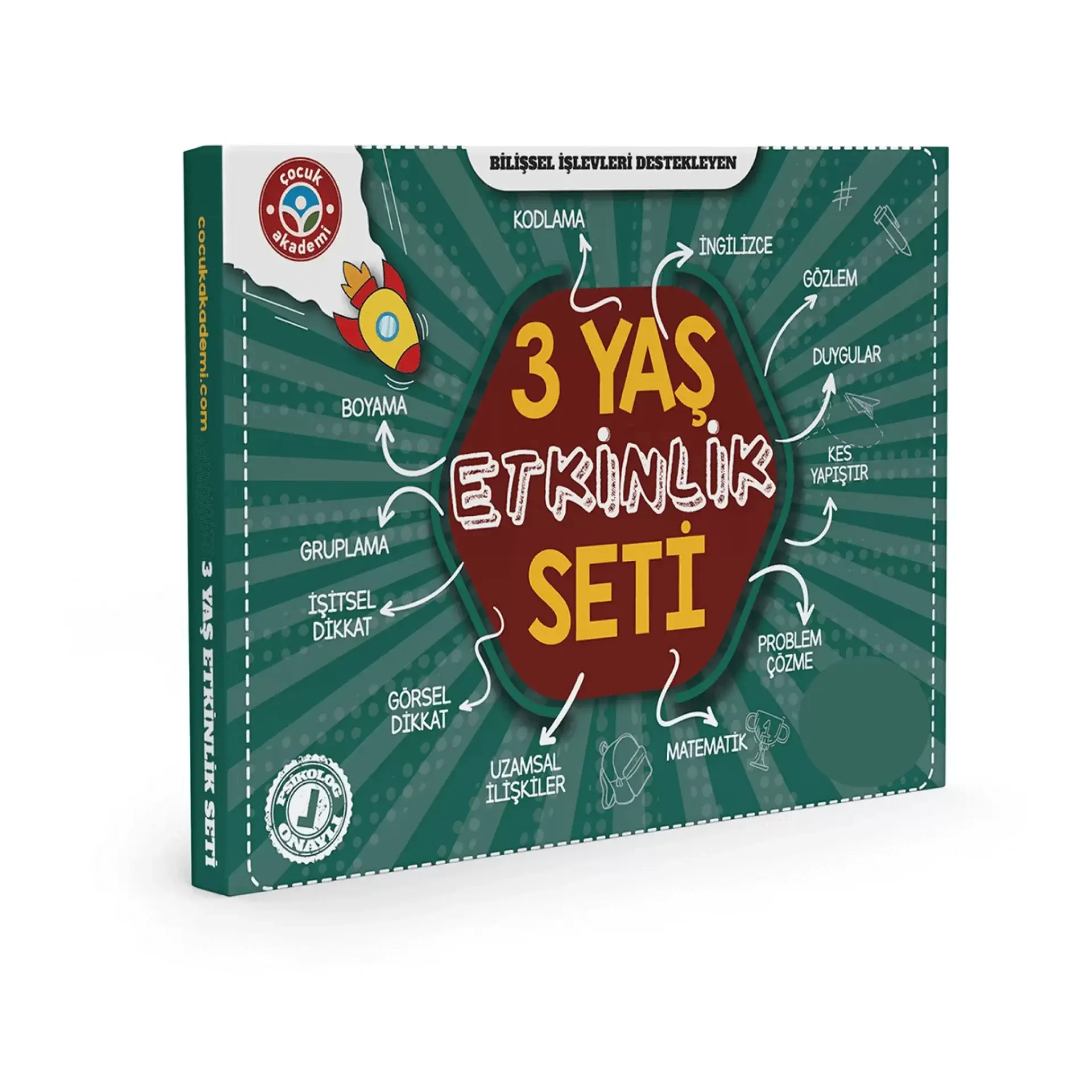 Çocuk Akademi 3 Yaş Etkinlik seti