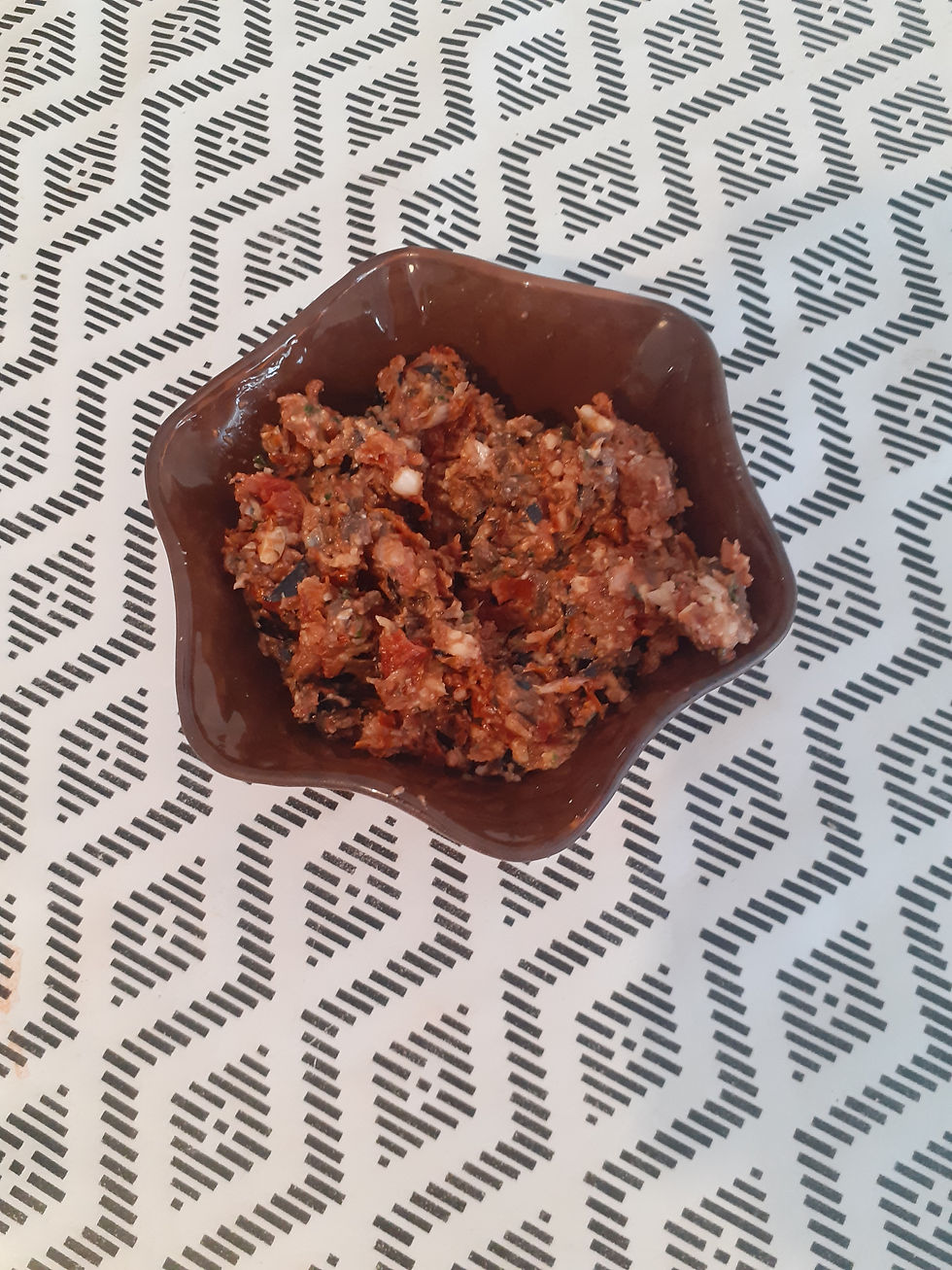 Tapenade de tomates séchées