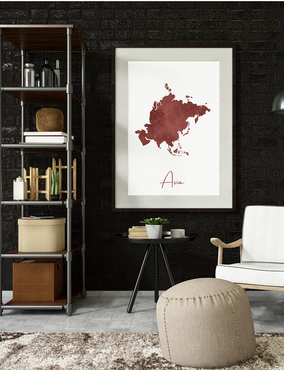 Thumbnail: Asia Watercolor Print